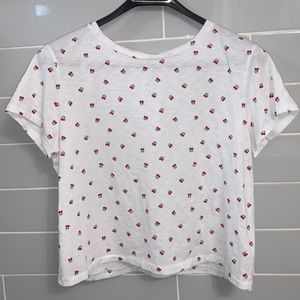 Jones & Co Cherry Crop Top